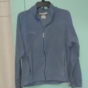 Columbia Soft Blue Full-Zip Fleece